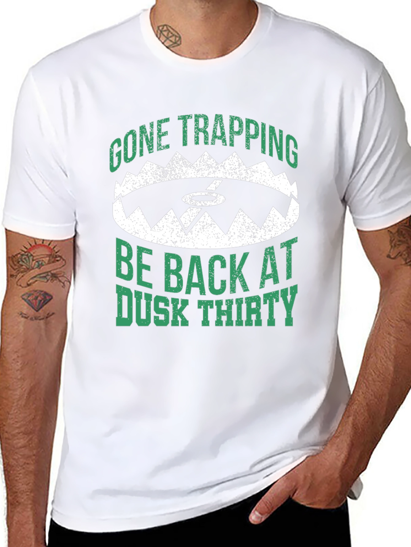 Gone Trapping Graphic T-Shirt