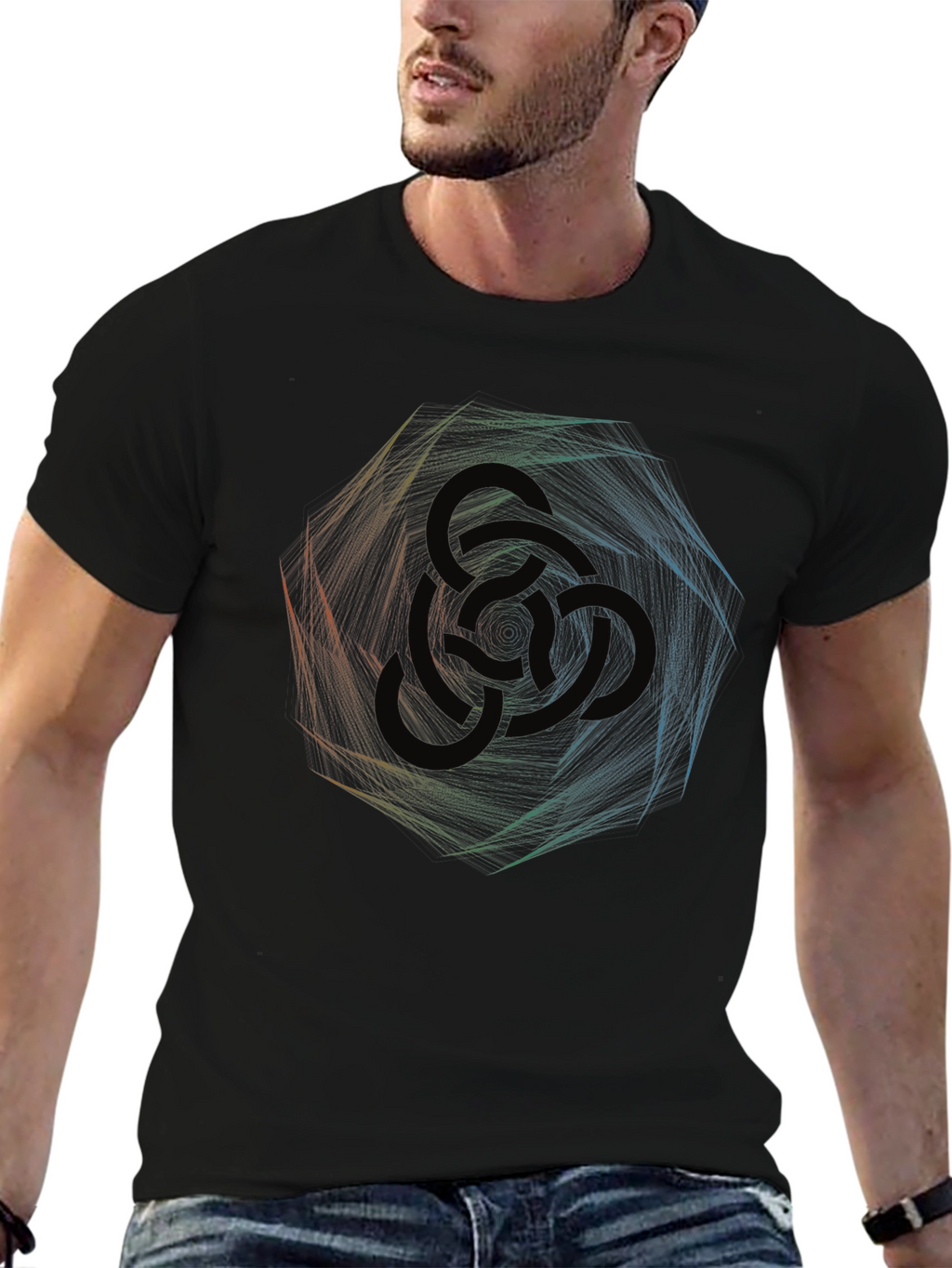 Abstract Geometric T-Shirt