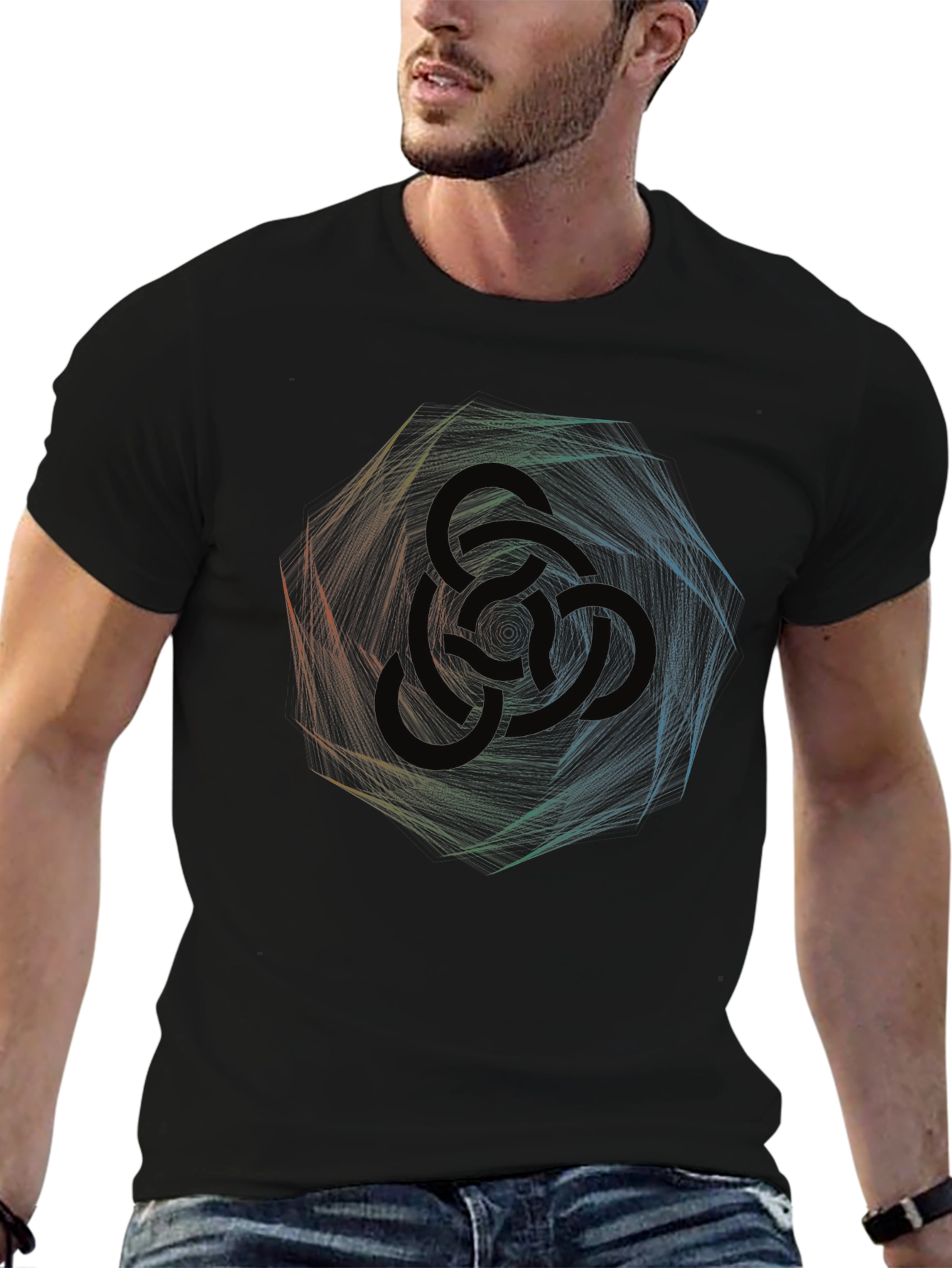 Abstract Geometric T-Shirt
