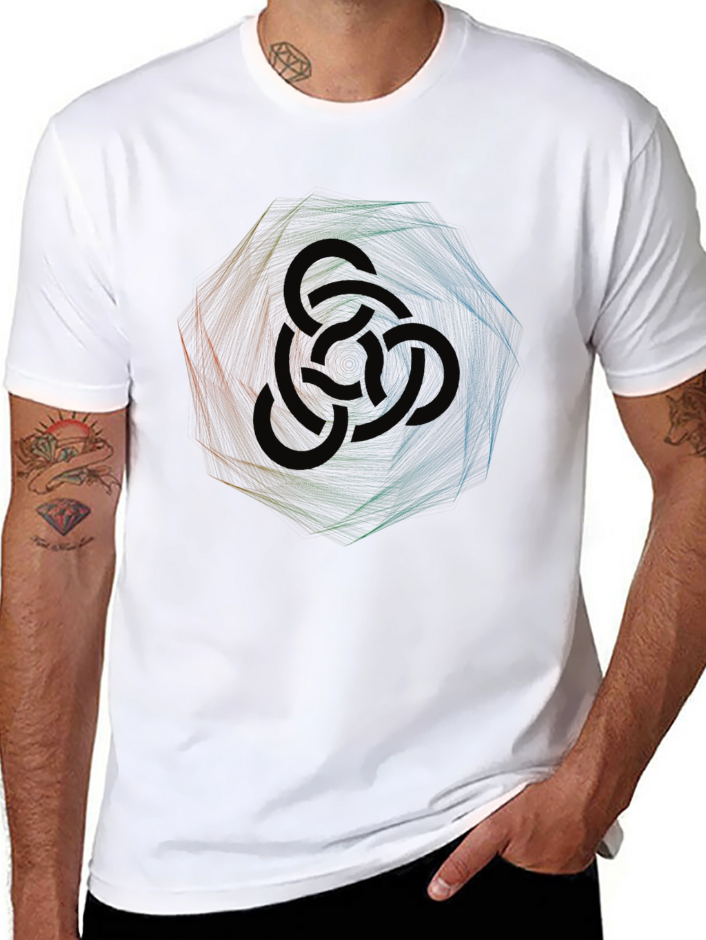 Abstract Geometric T-Shirt