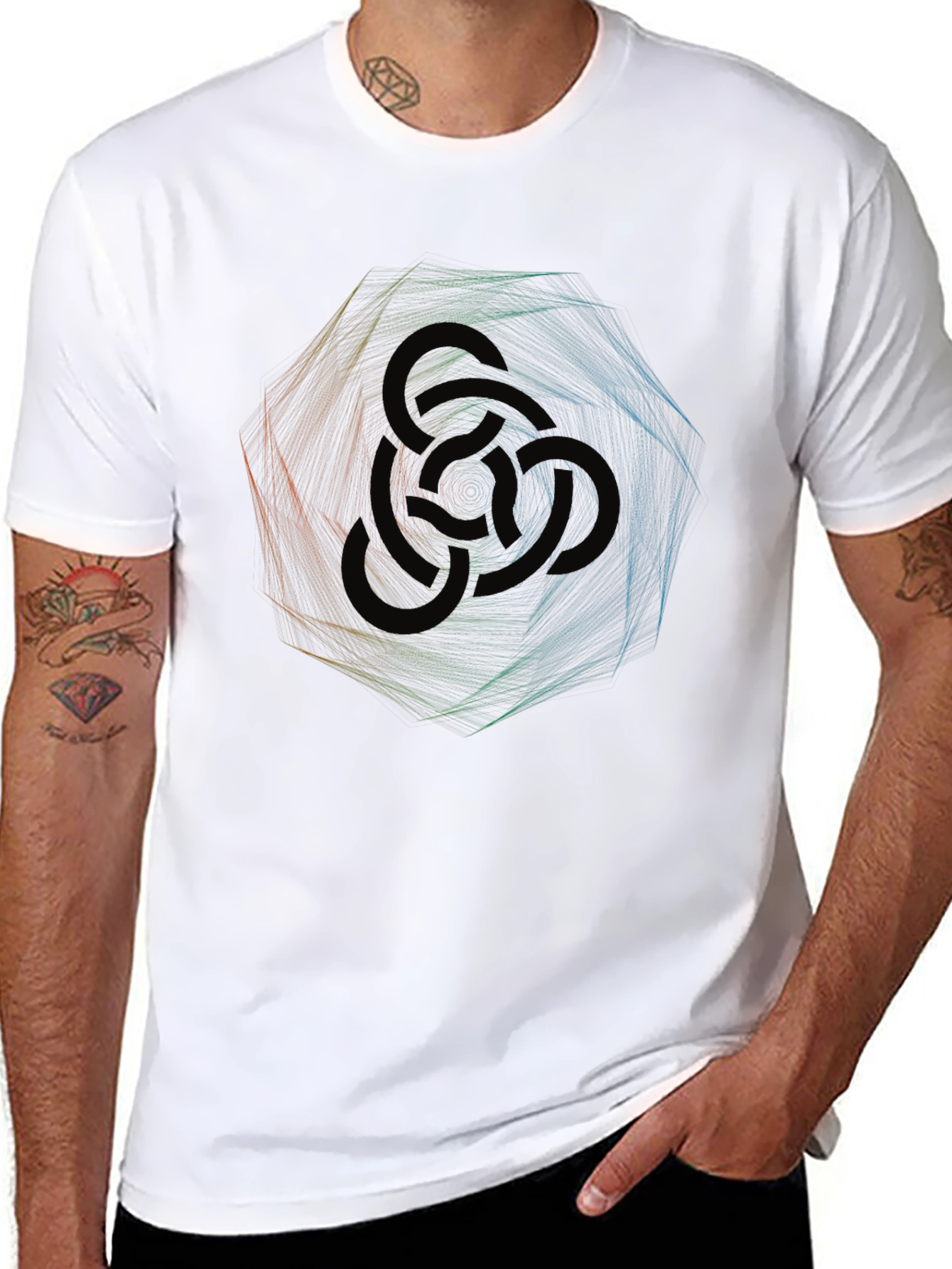 Abstract Geometric T-Shirt