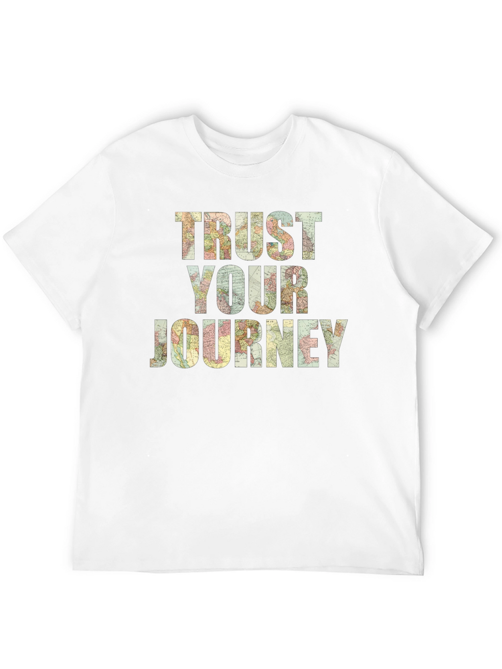 Trust Your Journey Graphic T-Shirt - Black