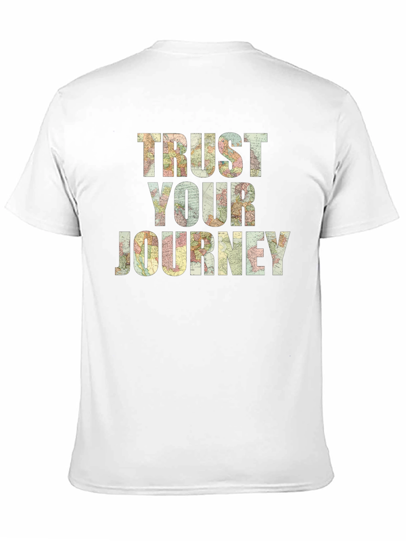 Trust Your Journey Graphic T-Shirt - Black