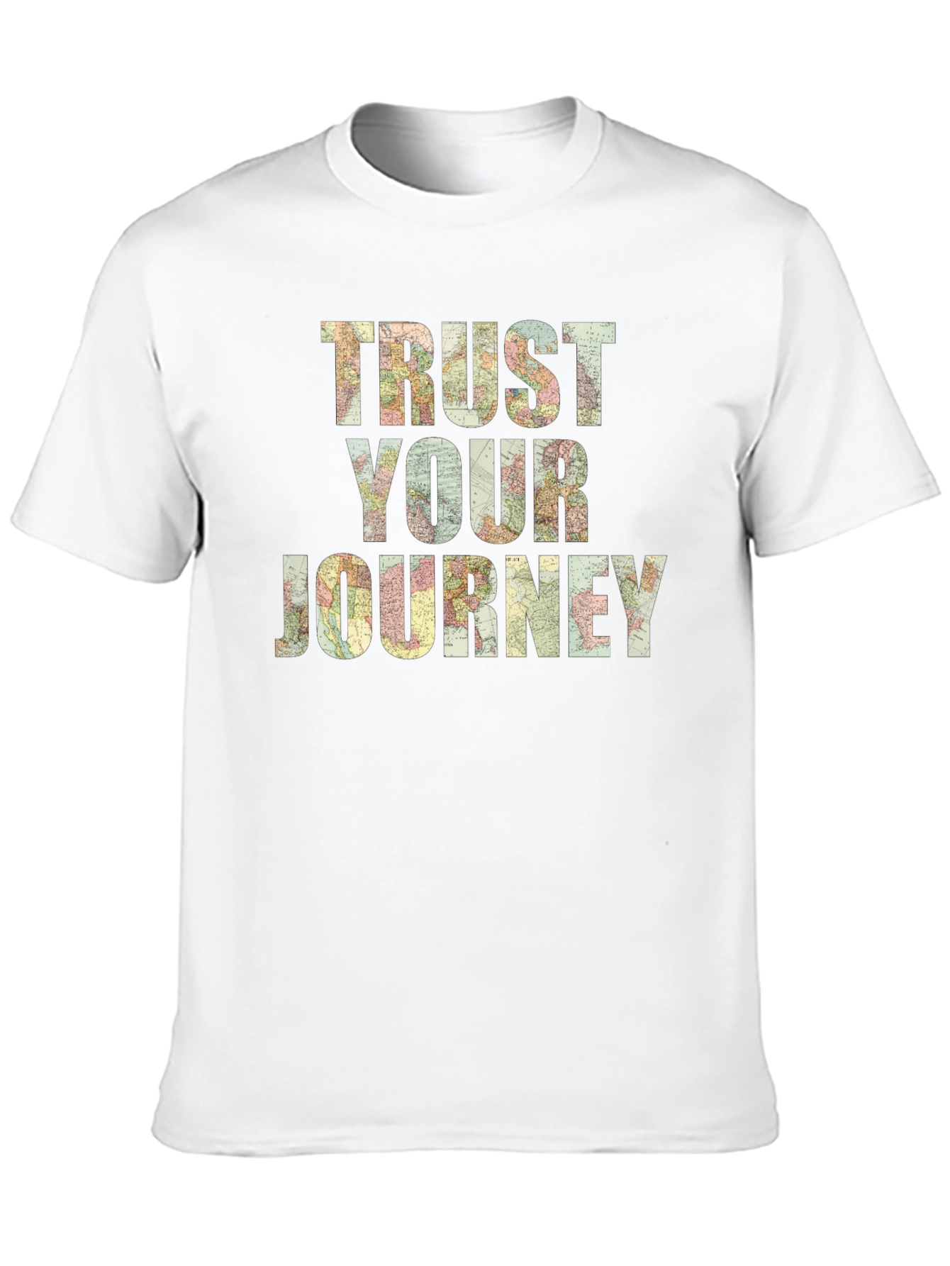 Trust Your Journey Graphic T-Shirt - Black