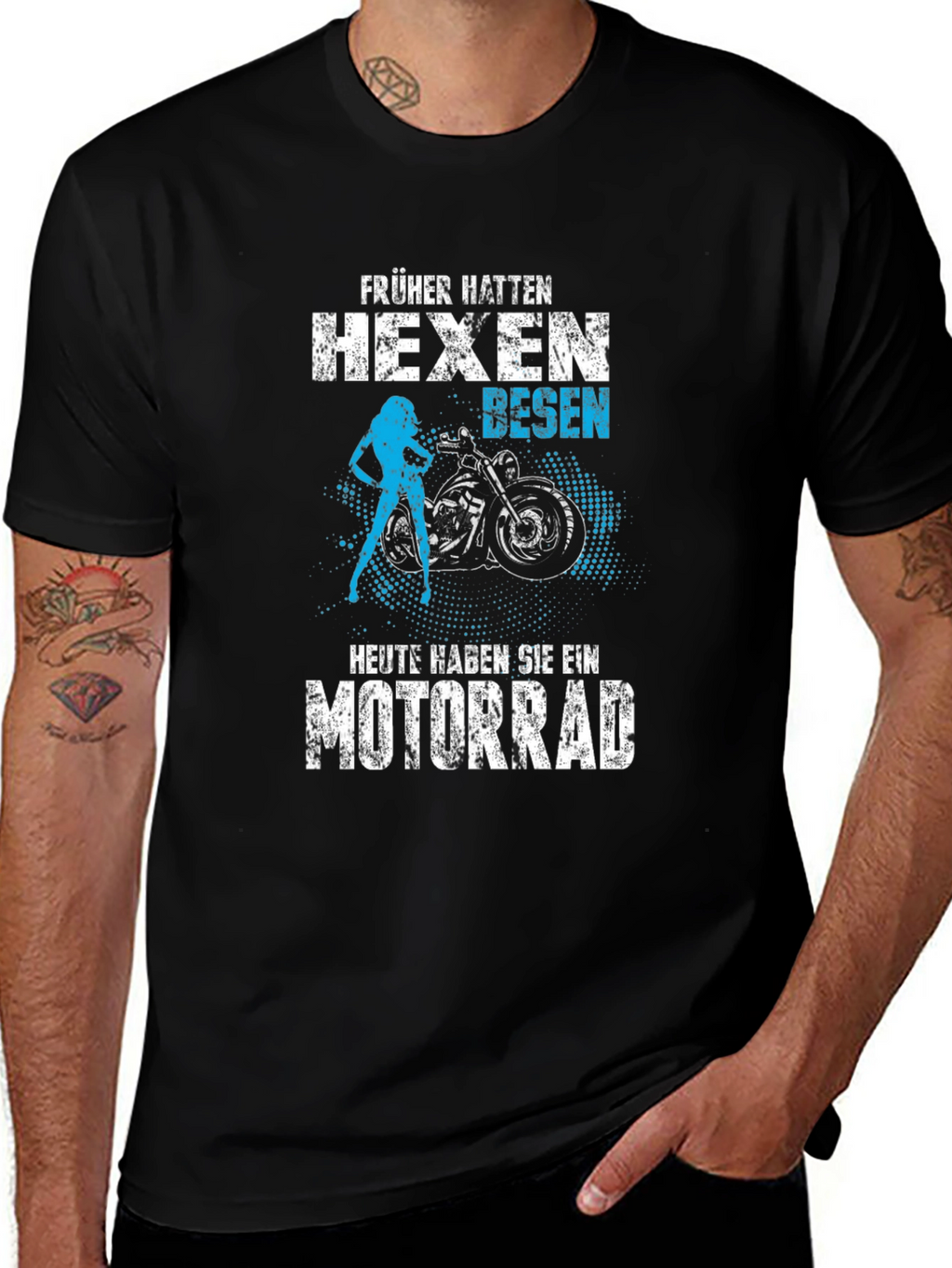Witches Motorcycle T-Shirt - Cool Biker Tee