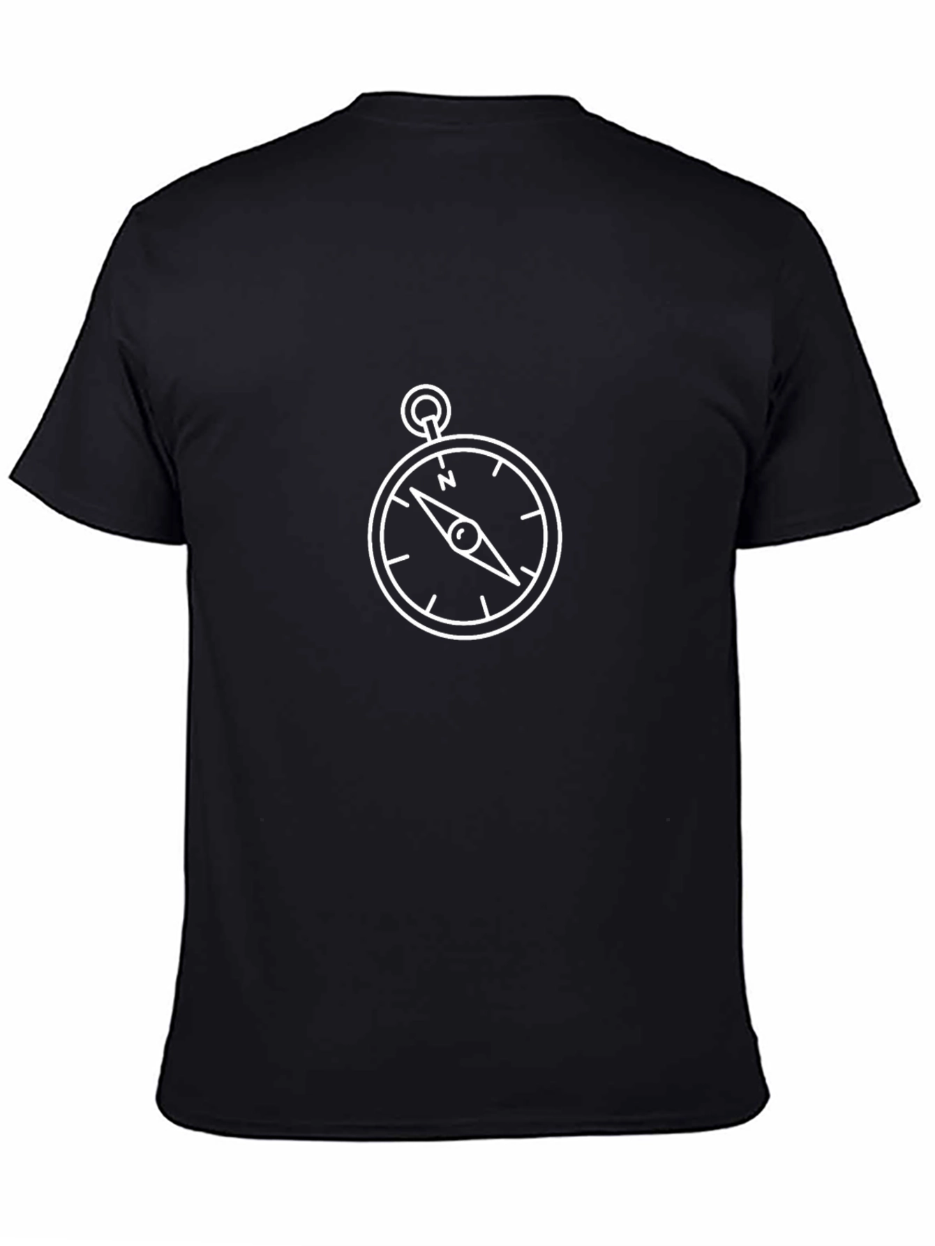 Compass Graphic Black T-Shirt