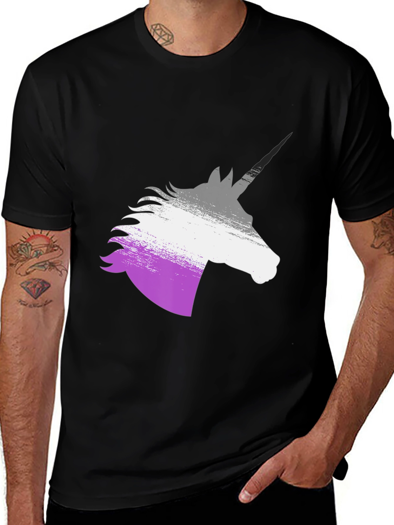 Asexual Pride Unicorn T-Shirt