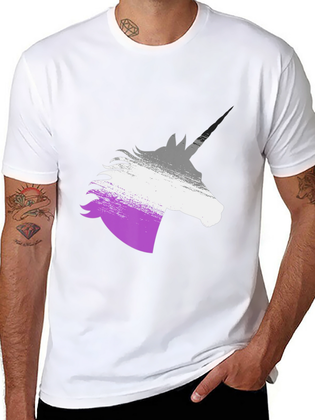Asexual Pride Unicorn T-Shirt