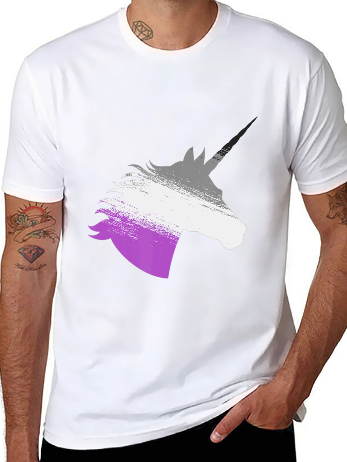 Asexual Pride Unicorn T-Shirt