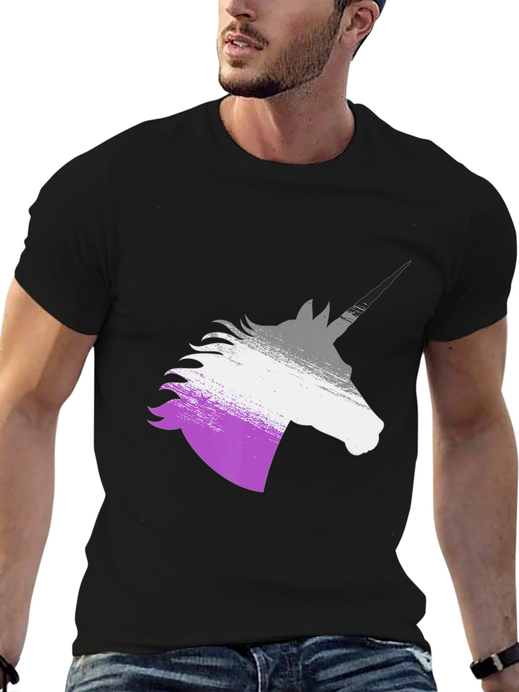Asexual Pride Unicorn T-Shirt