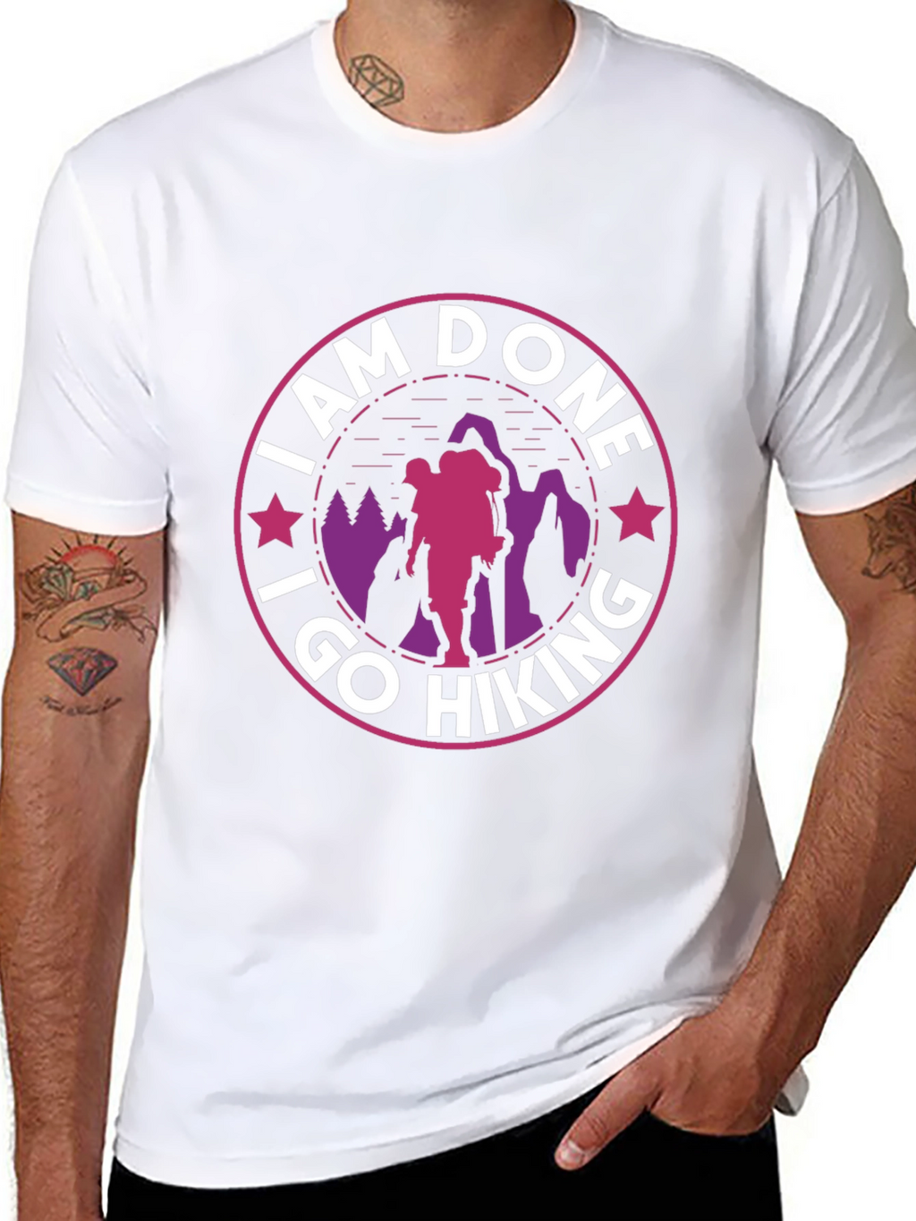 I Am Done I Go Hiking T-Shirt