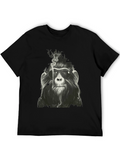 Cool Monkey Smoking T-Shirt
