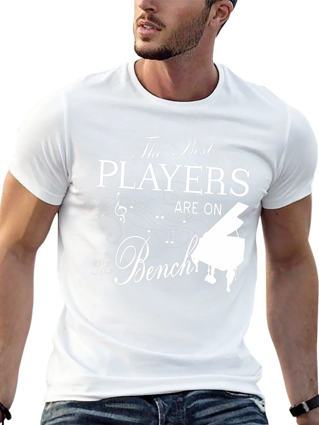 The Best Players Are on The Bench Piano T-Shirt