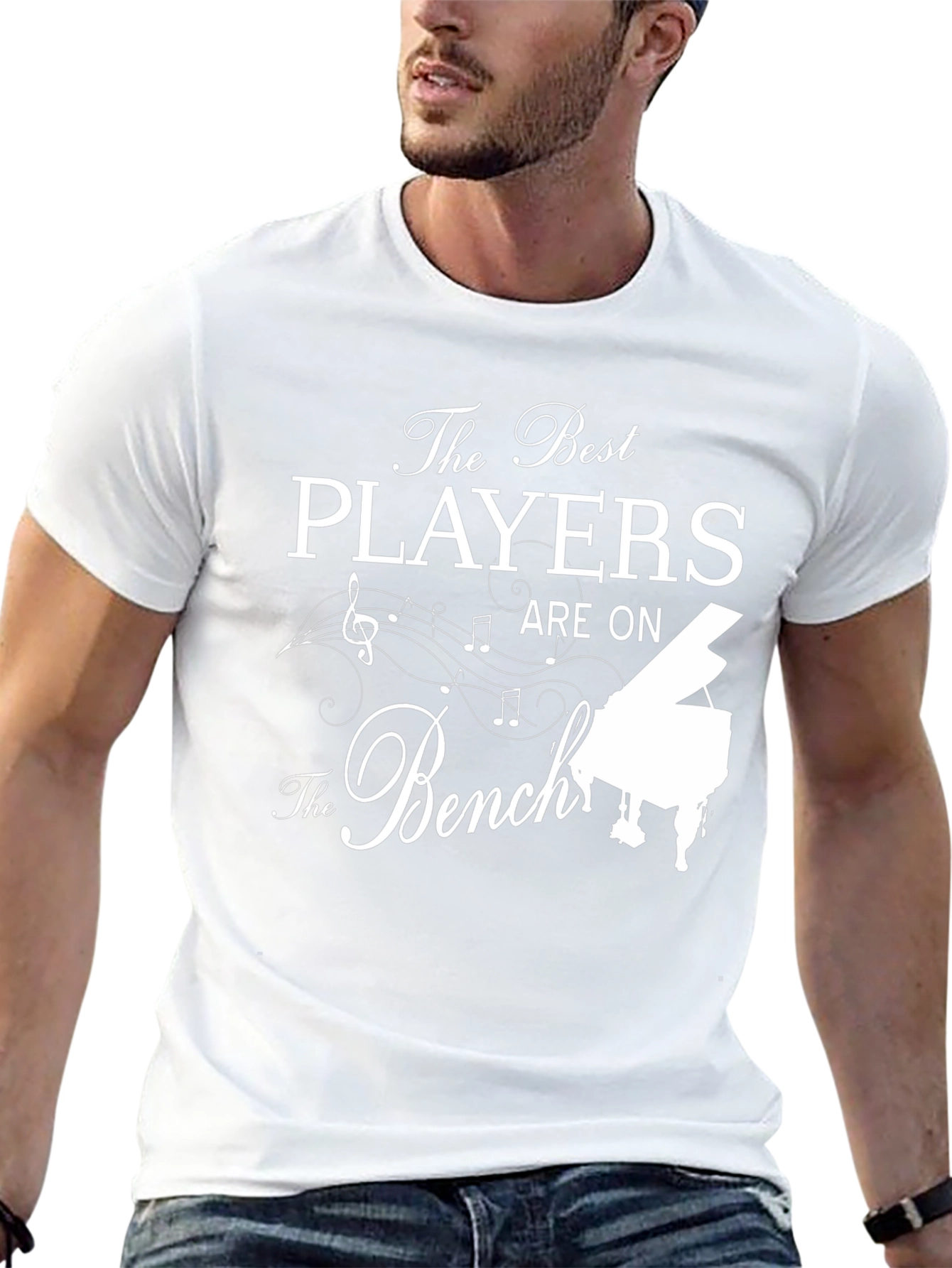 The Best Players Are on The Bench Piano T-Shirt