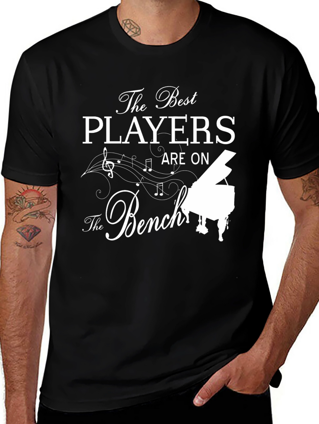 The Best Players Are on The Bench Piano T-Shirt