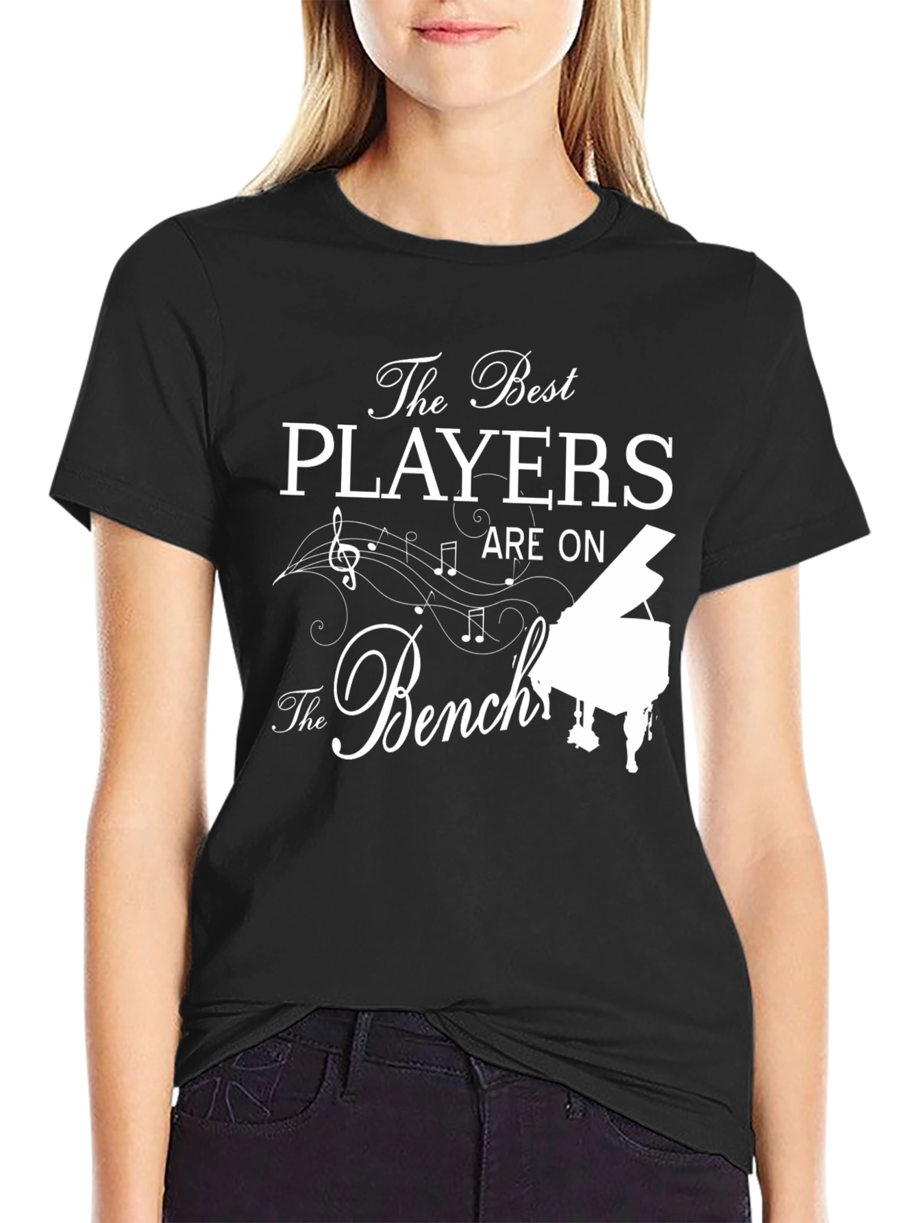 The Best Players Are on The Bench Piano T-Shirt