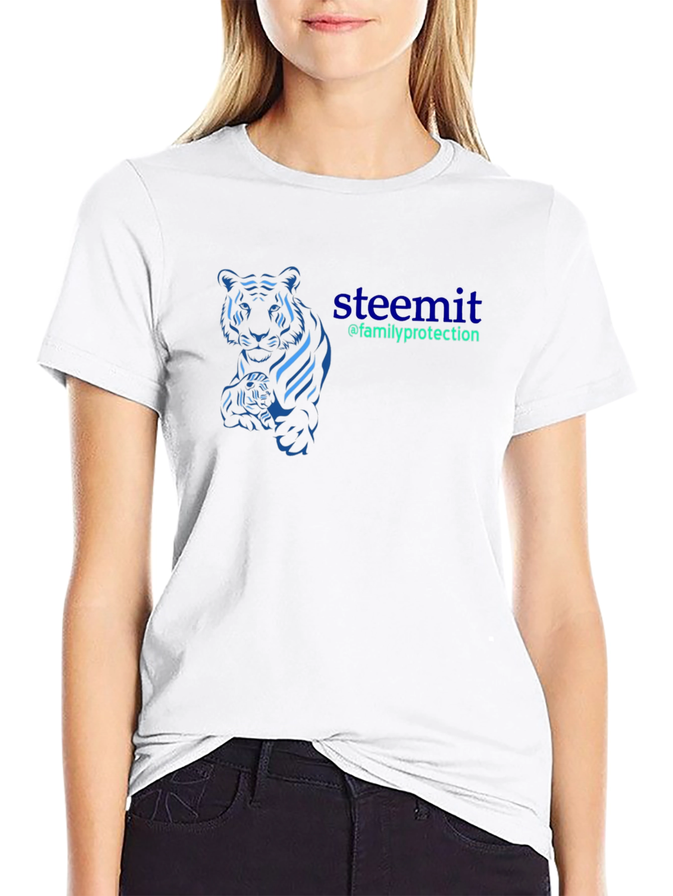 Steemit Family Protection Graphic Tee