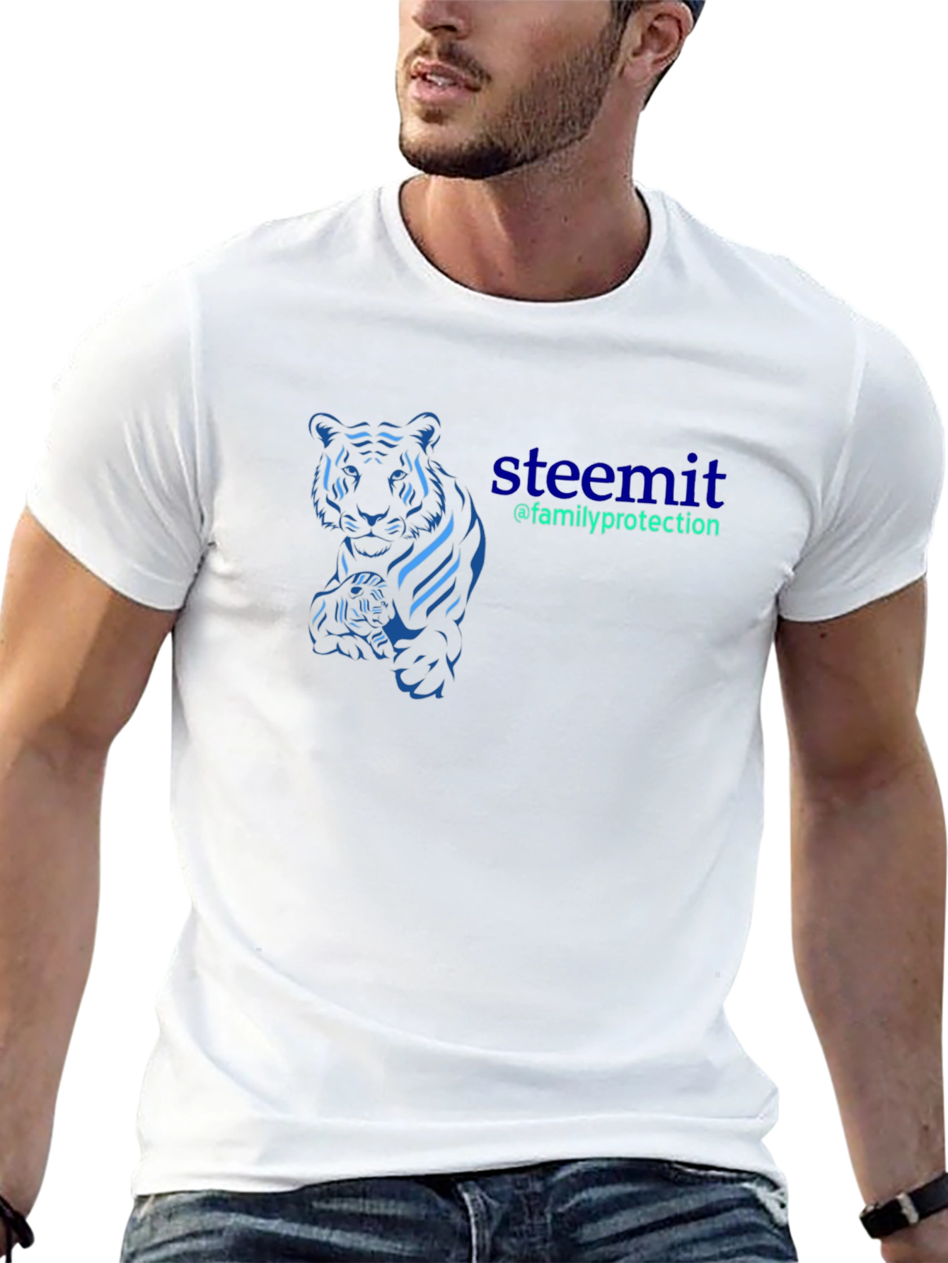 Steemit Family Protection Graphic Tee