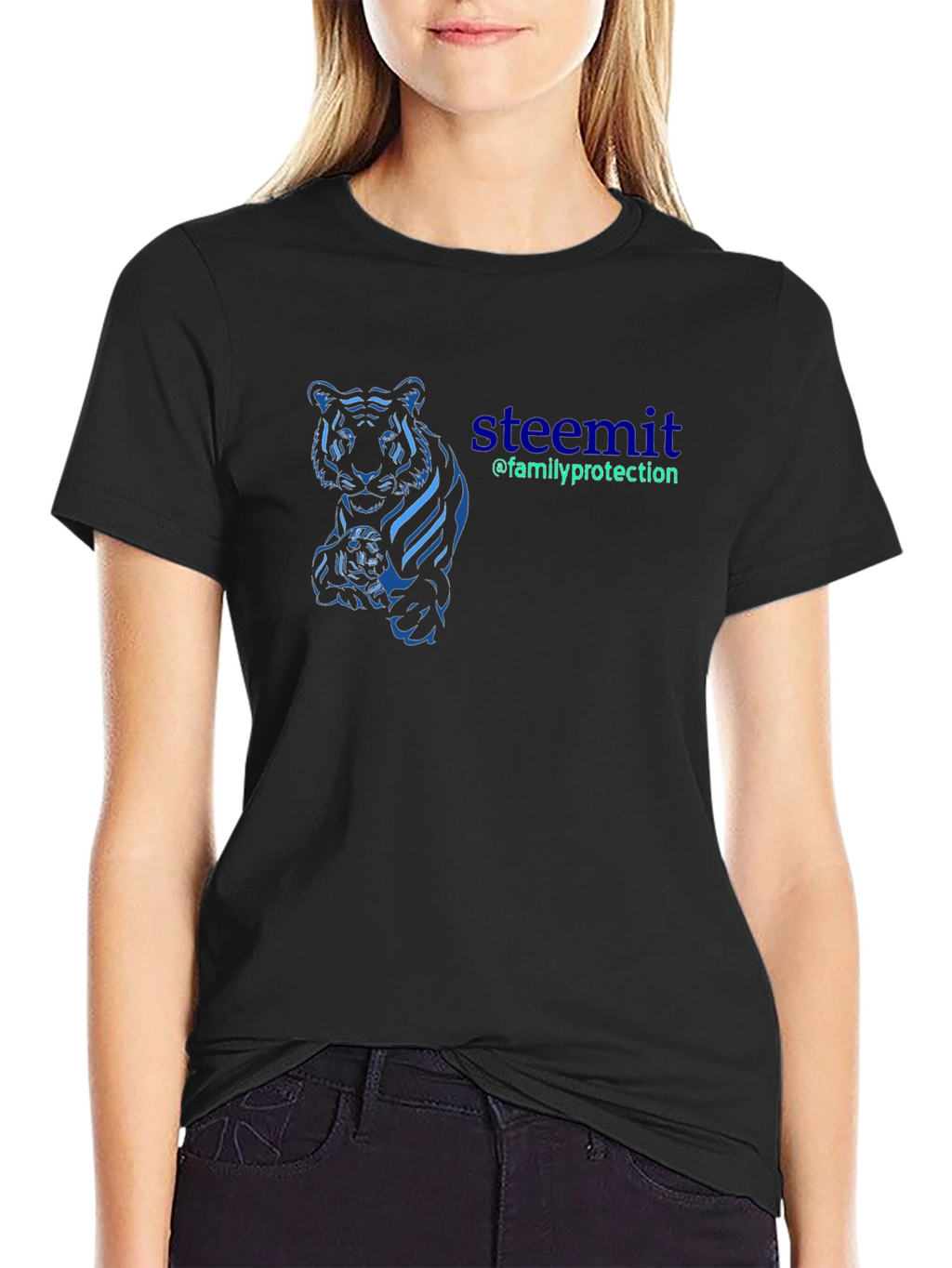 Steemit Family Protection Graphic Tee