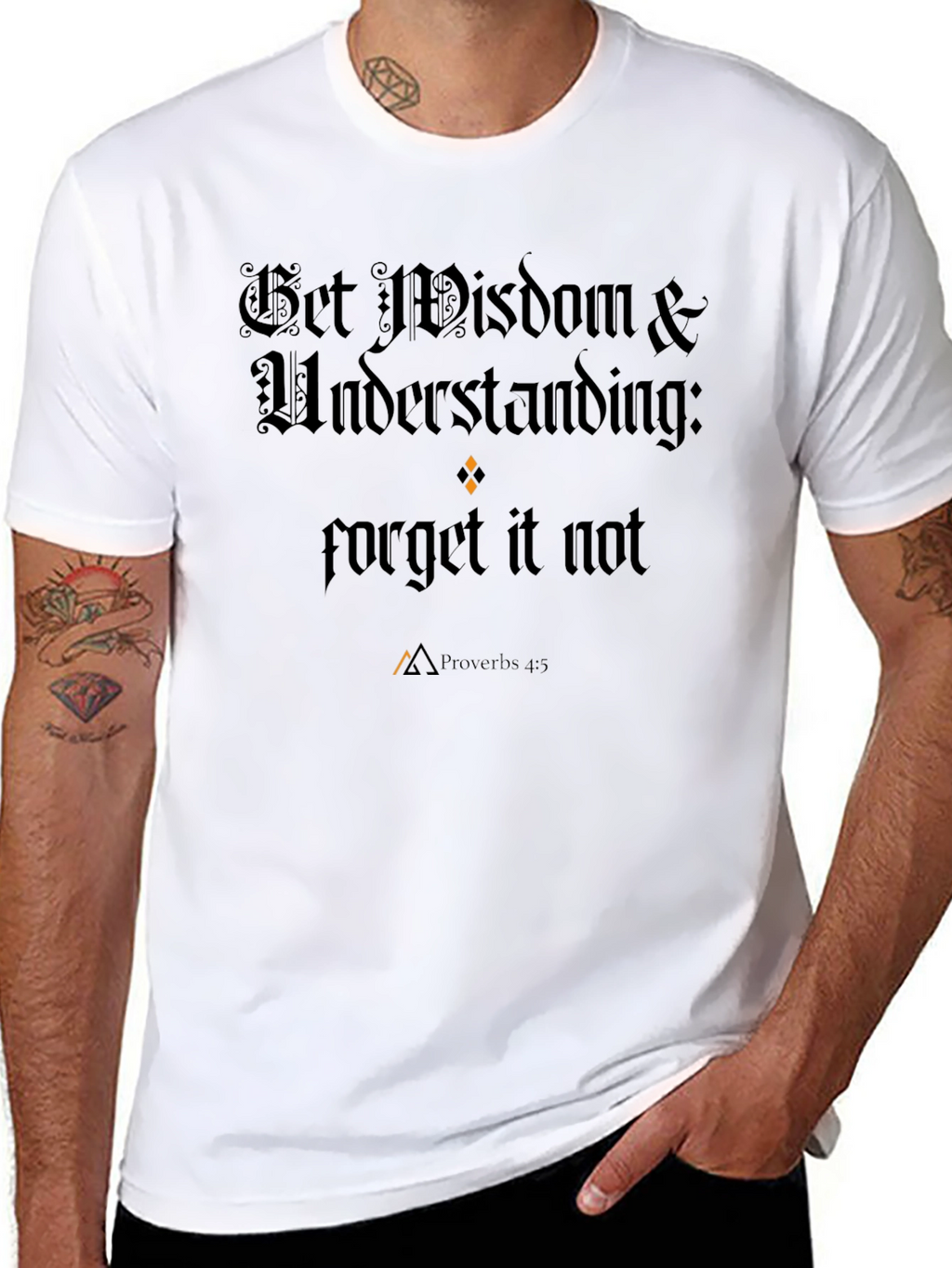 Wisdom & Understanding Black T-Shirt