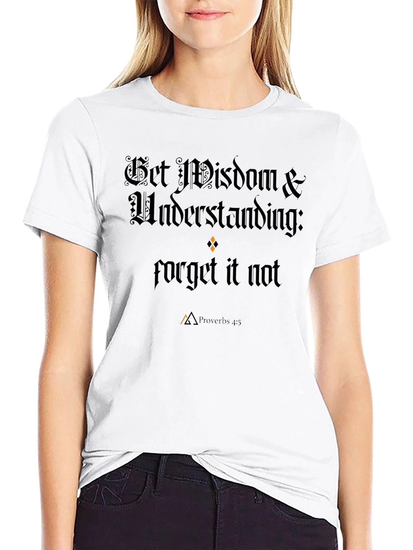 Wisdom & Understanding Black T-Shirt