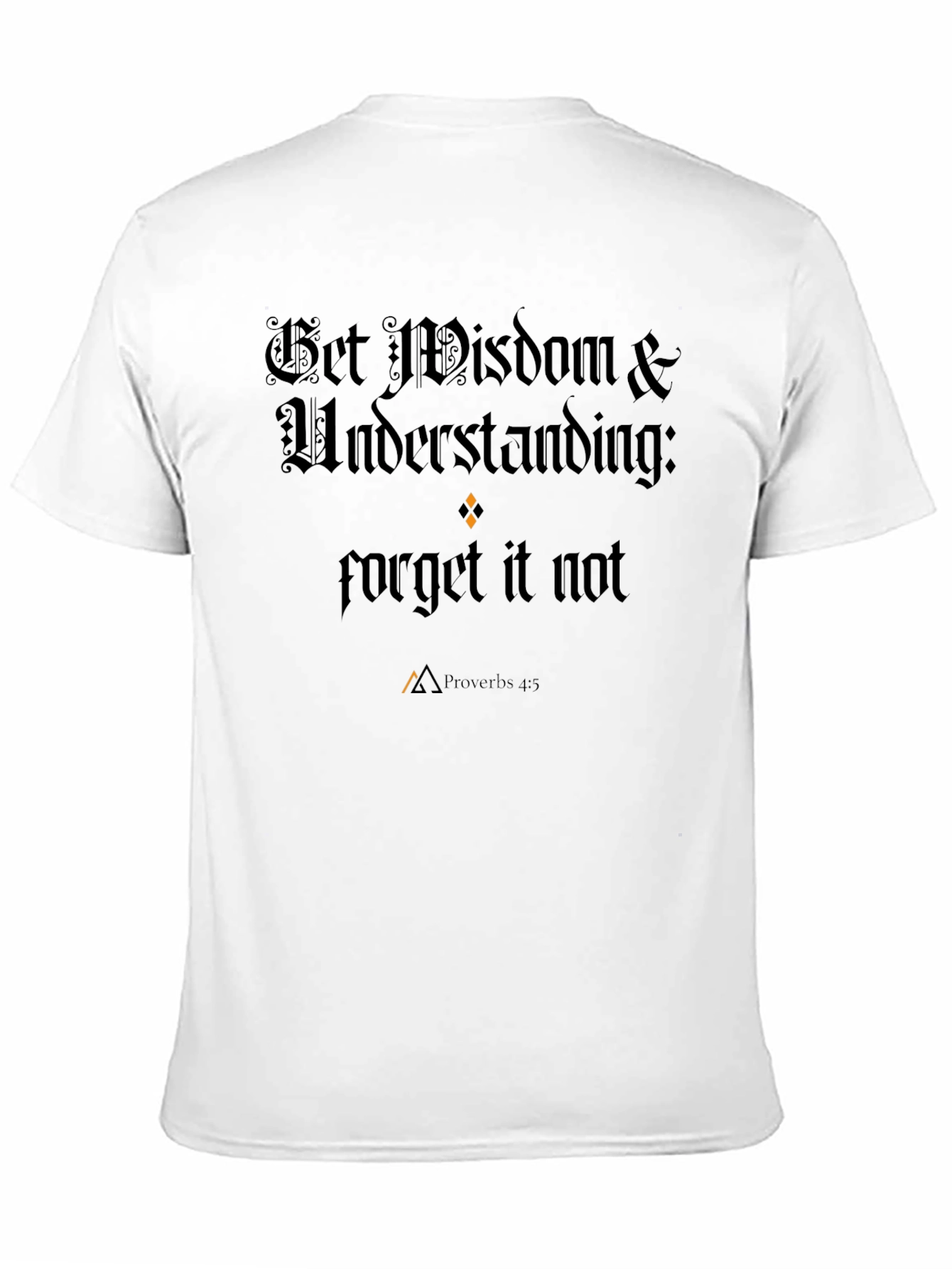 Wisdom & Understanding Black T-Shirt