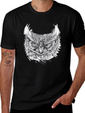 Owl Graphic Print Tee
