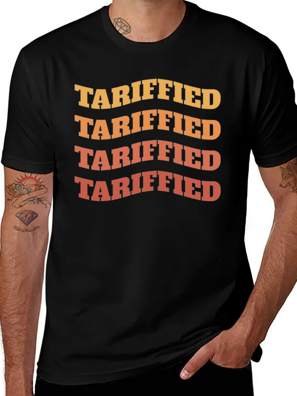 Tariffied Graphic Tee - Retro Style T-Shirt