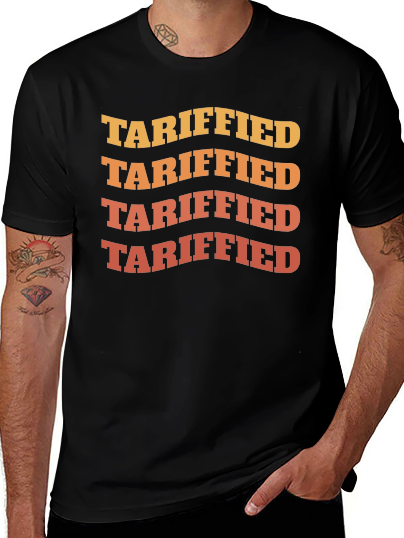 Tariffied Graphic Tee - Retro Style T-Shirt