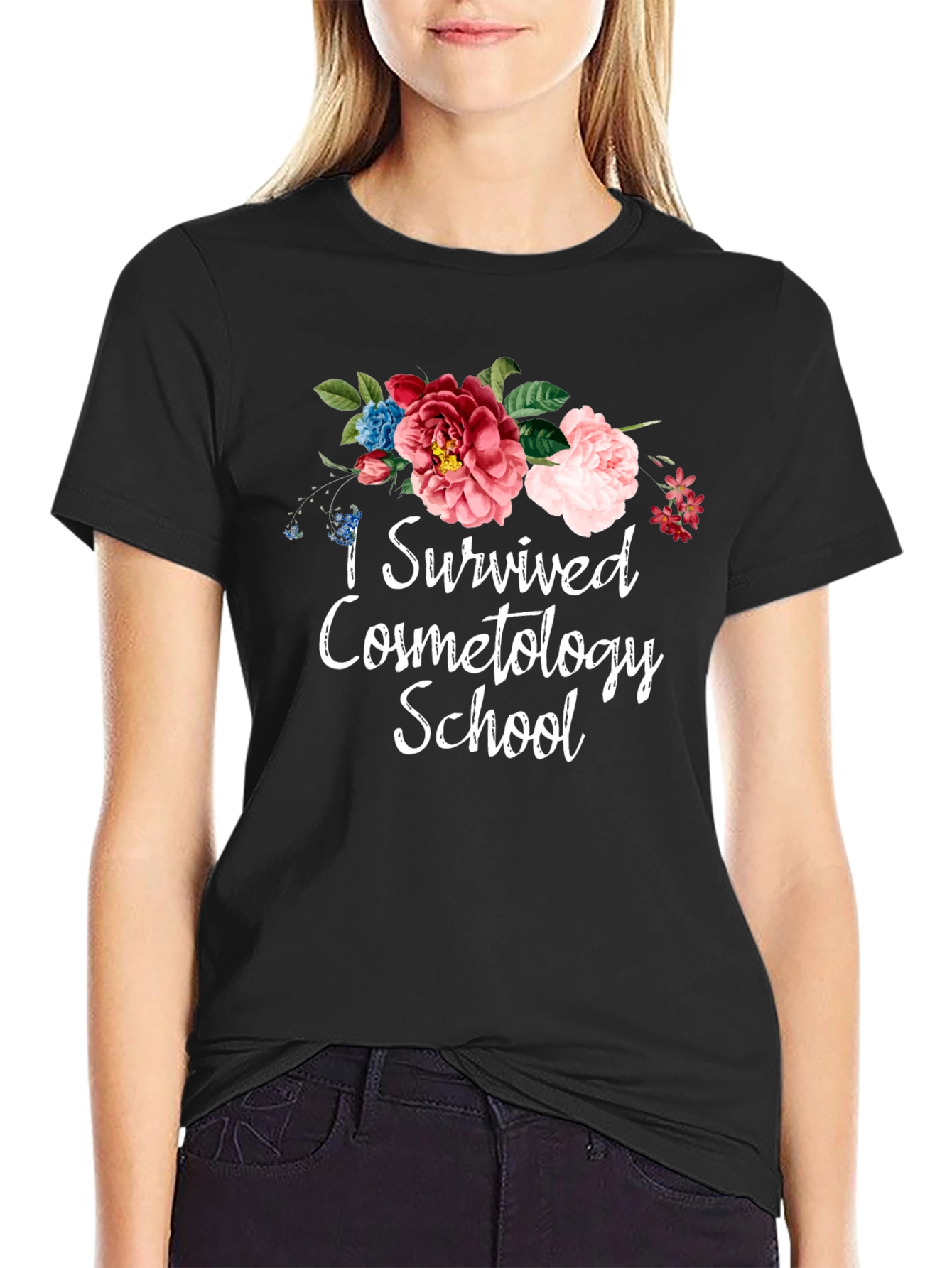 I Survived Cosmetology School Graphic Tee