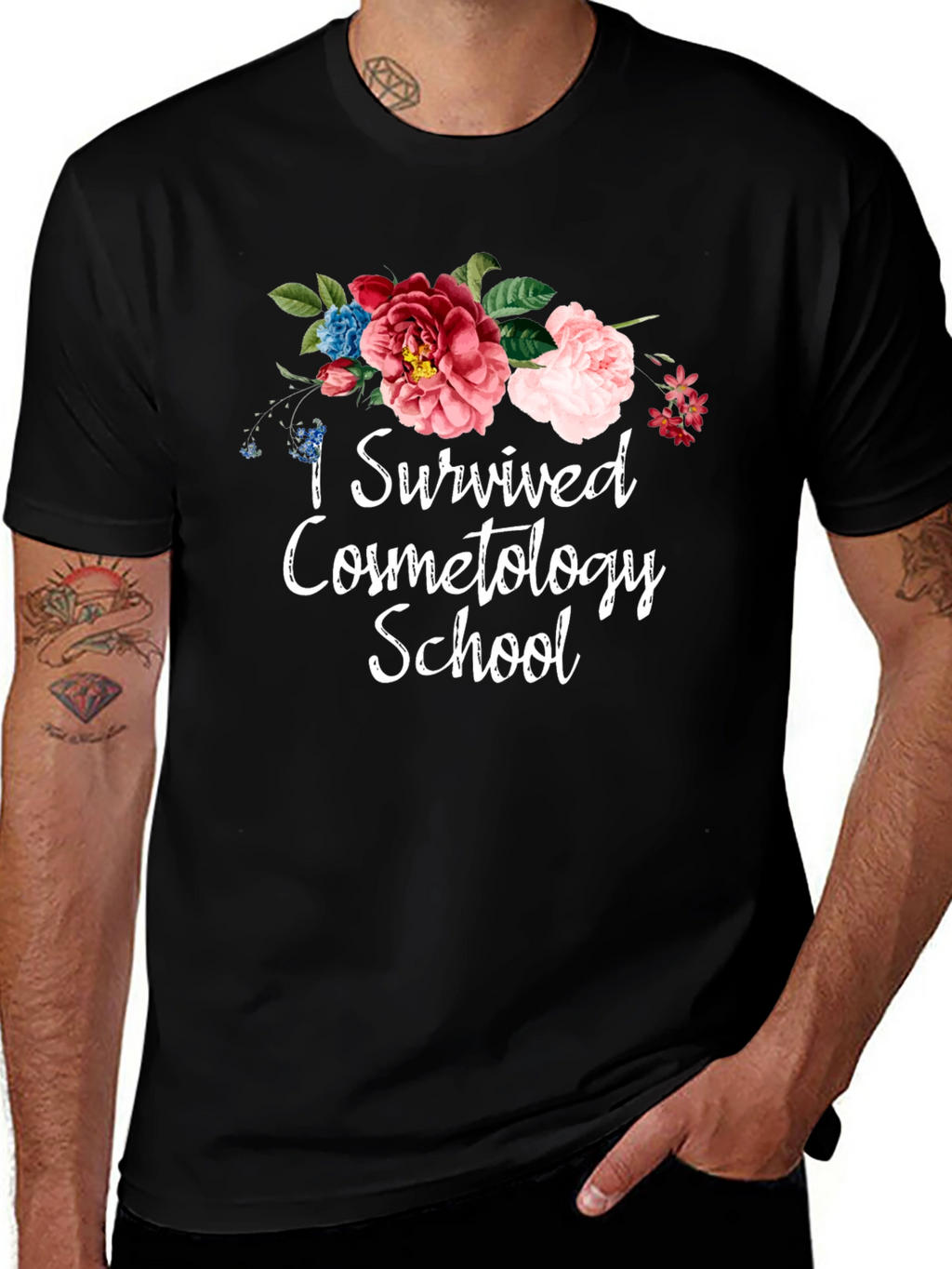 I Survived Cosmetology School Graphic Tee