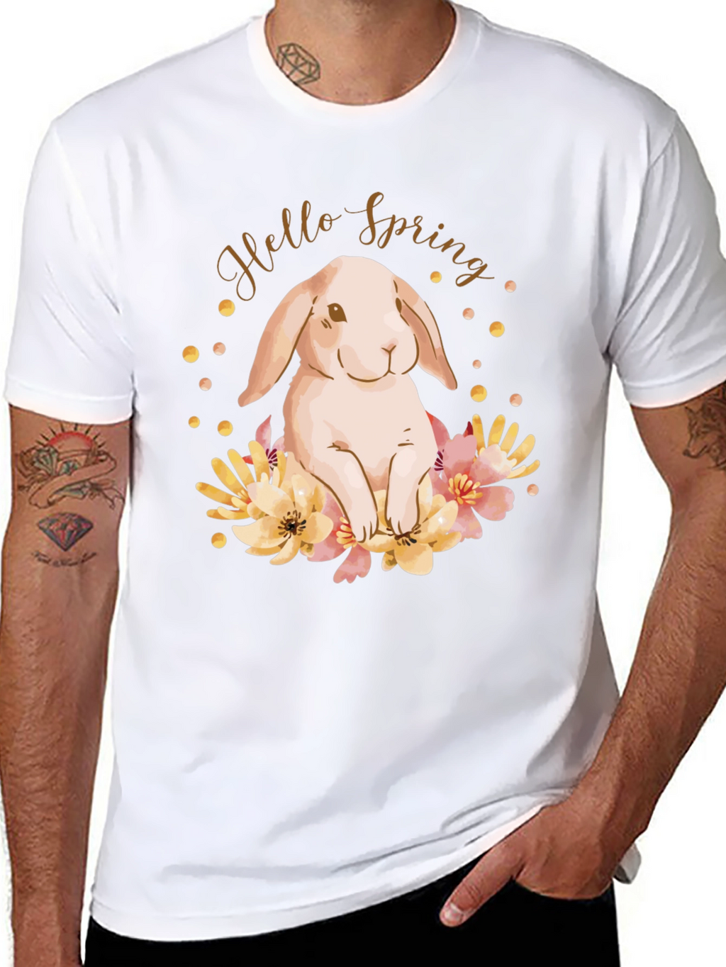 Hello Spring Bunny T-Shirt