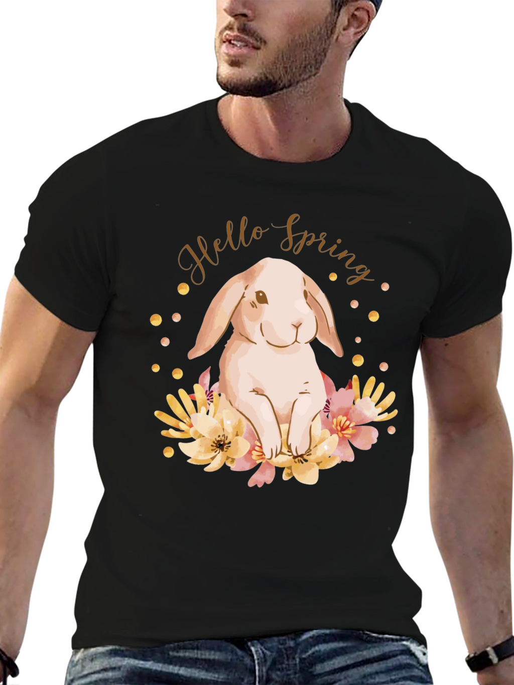 Hello Spring Bunny T-Shirt