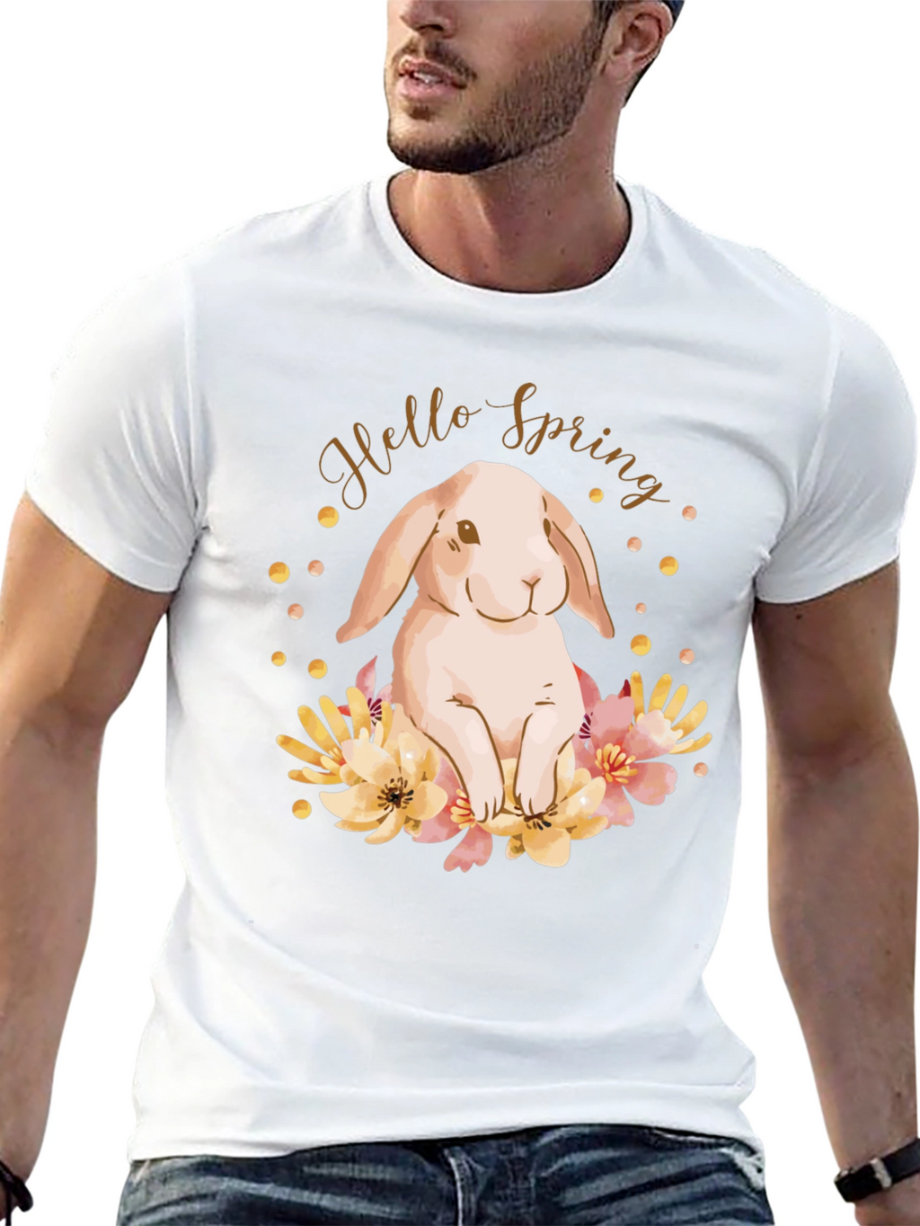 Hello Spring Bunny T-Shirt
