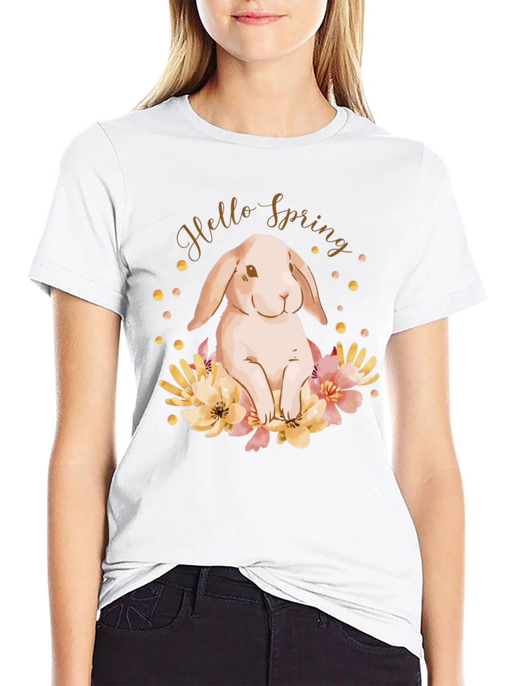 Hello Spring Bunny T-Shirt