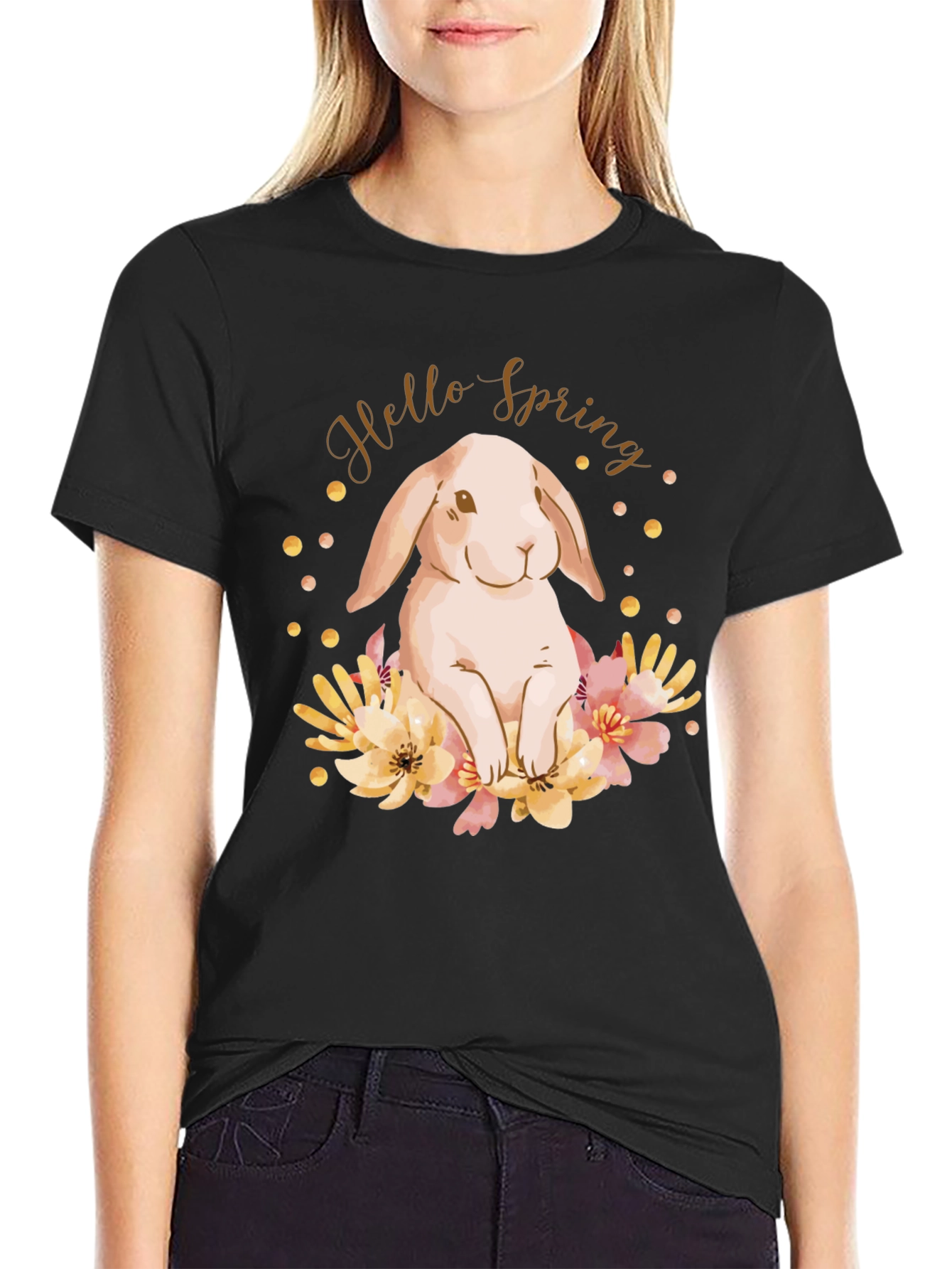 Hello Spring Bunny T-Shirt
