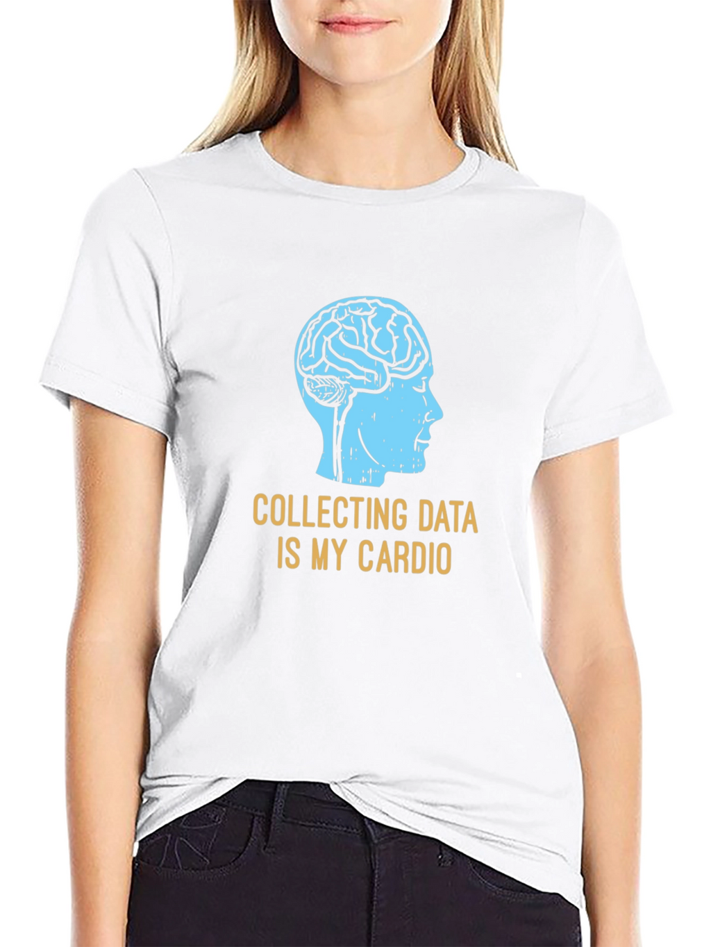 Data Science T-Shirt: Collecting Data Is My Cardio
