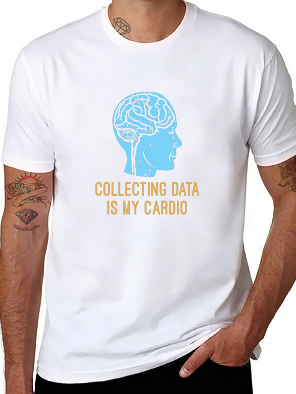 Data Science T-Shirt: Collecting Data Is My Cardio