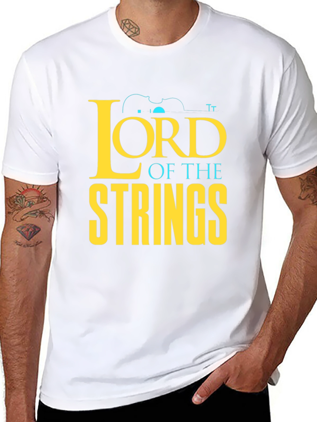 Lord of the Strings T-Shirt - Music Lover Tee