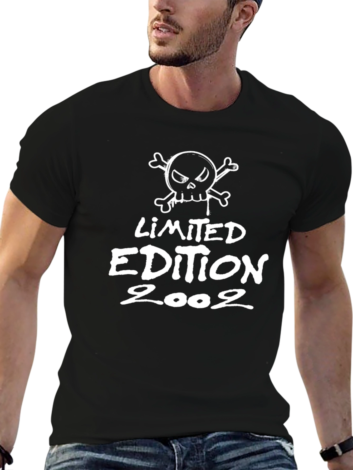 Limited Edition 2002 Skull Graphic T-Shirt