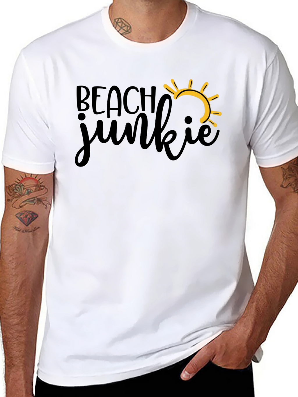 Beach Junkie T-Shirt - Summer Fun Tee