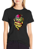 Skull Astronaut Snake T-Shirt
