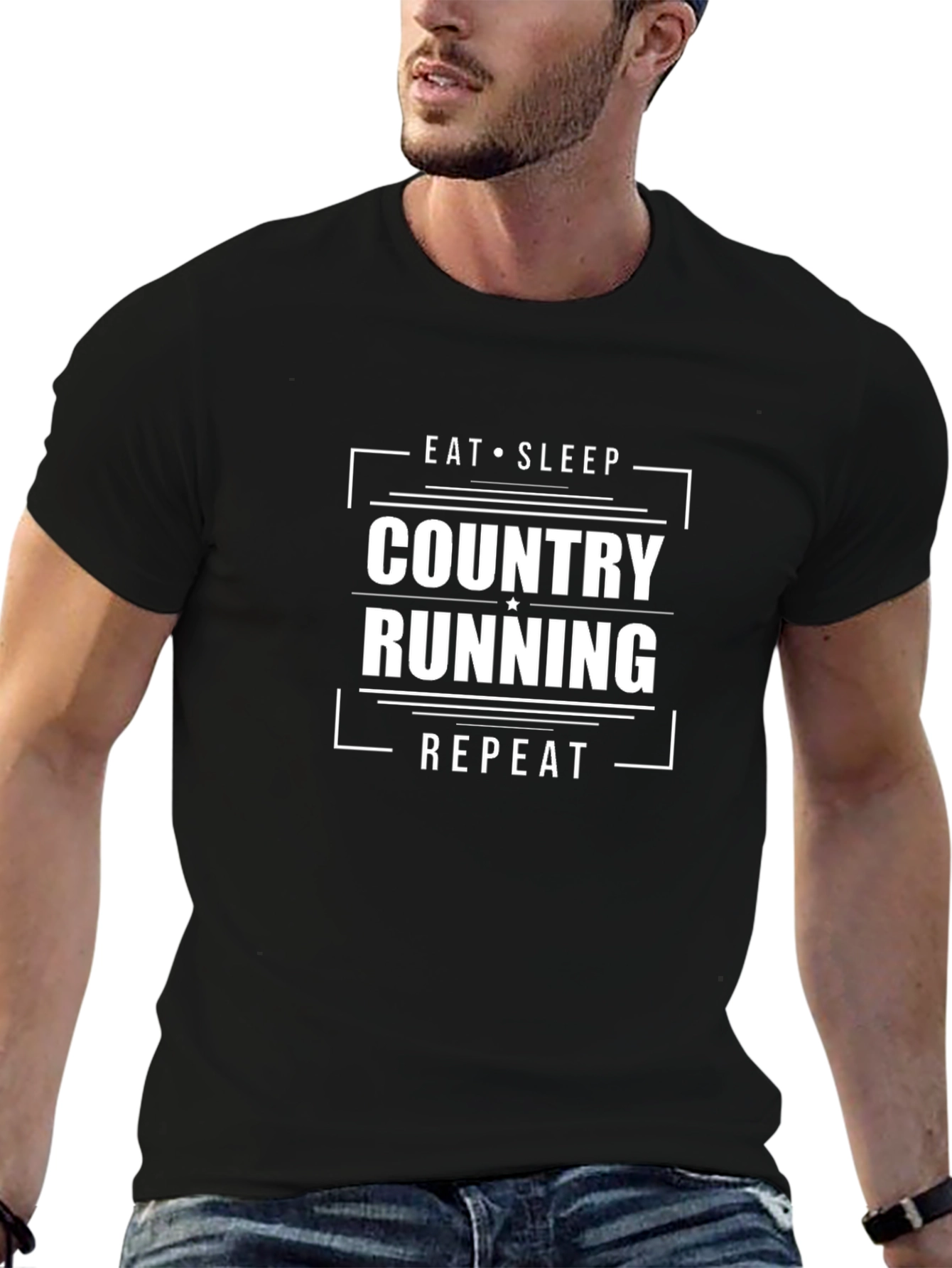Eat Sleep Country Running Repeat T-Shirt