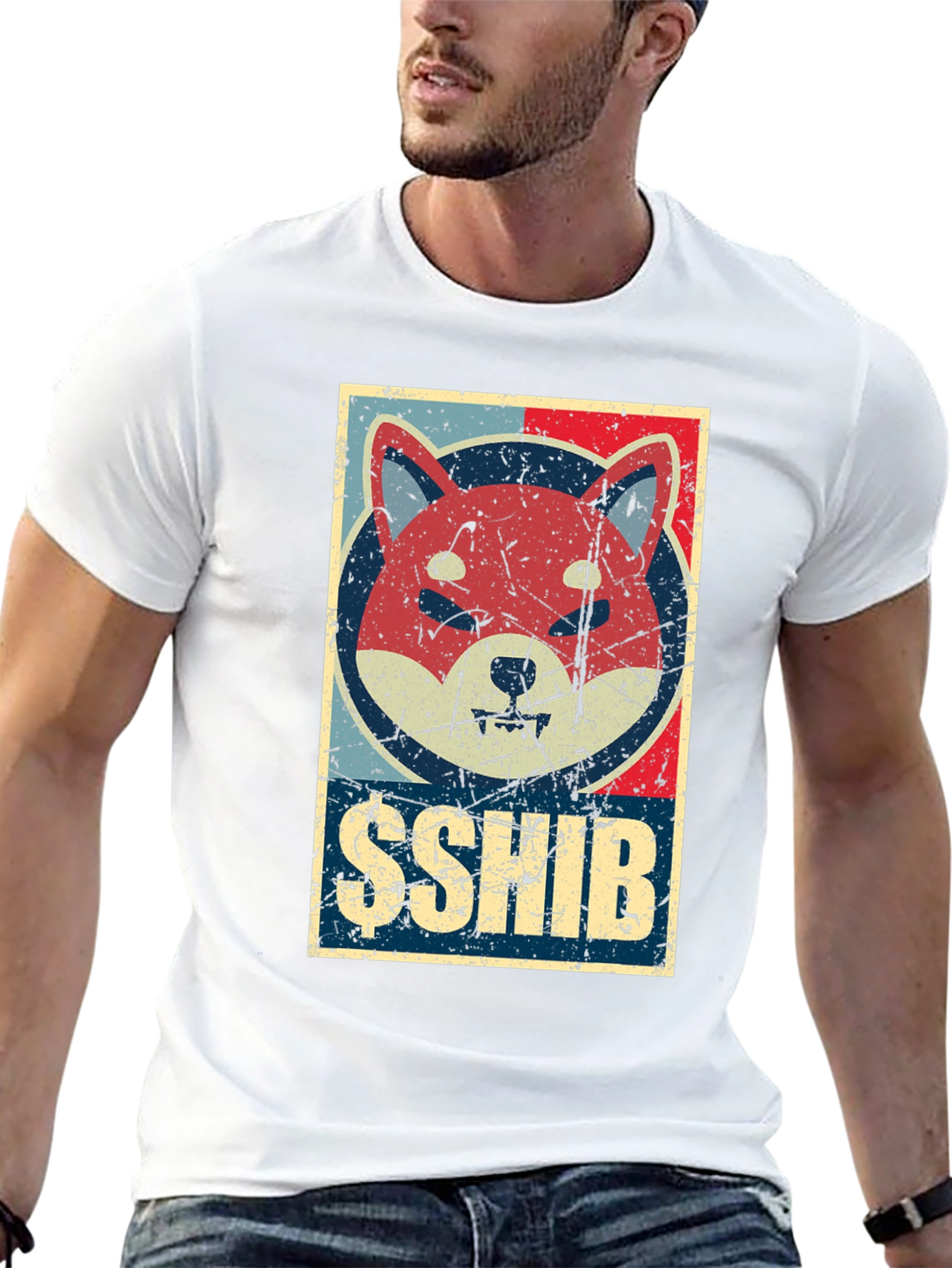 Vintage Shiba Inu Dog T-Shirt