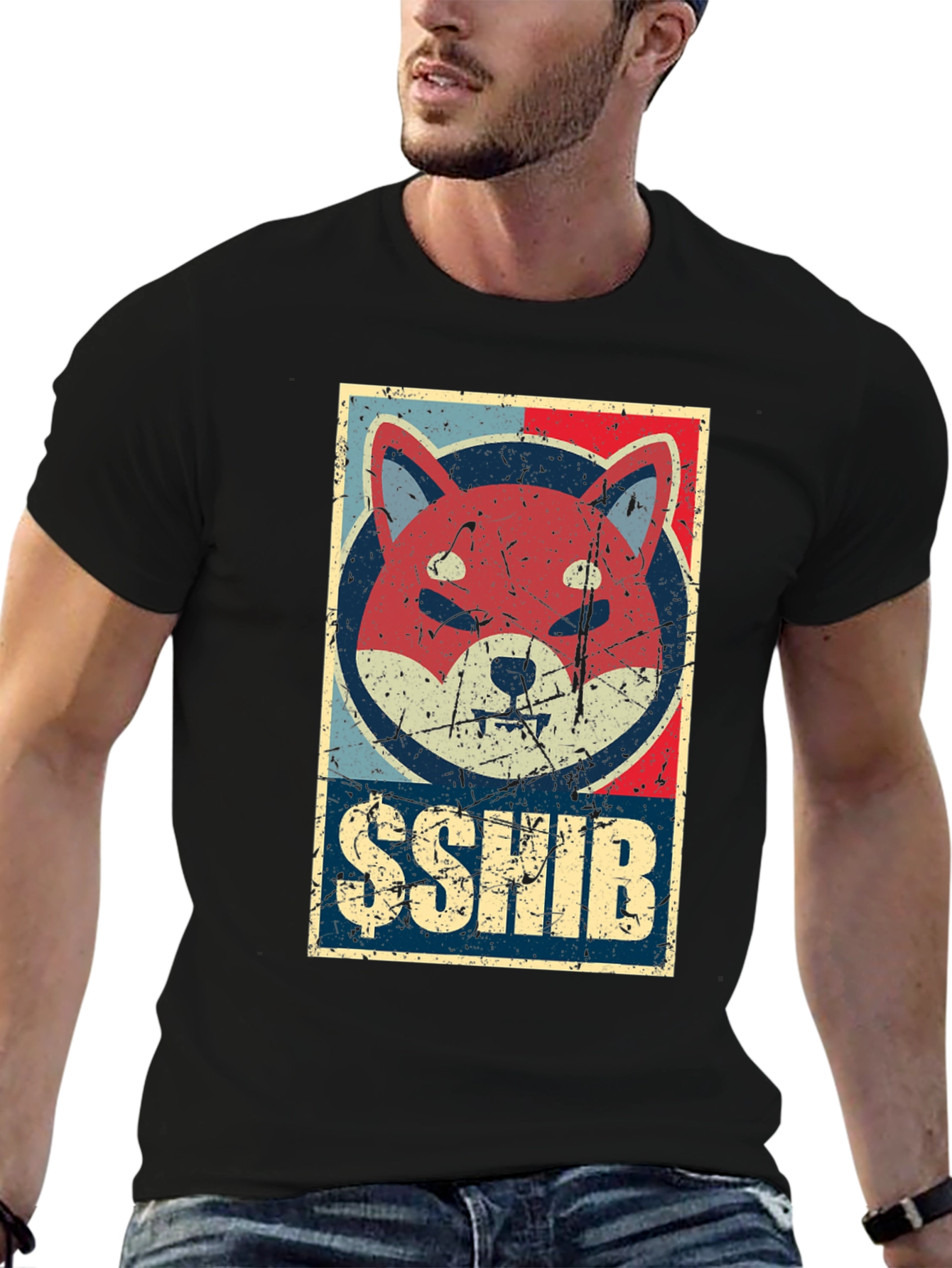 Vintage Shiba Inu Dog T-Shirt