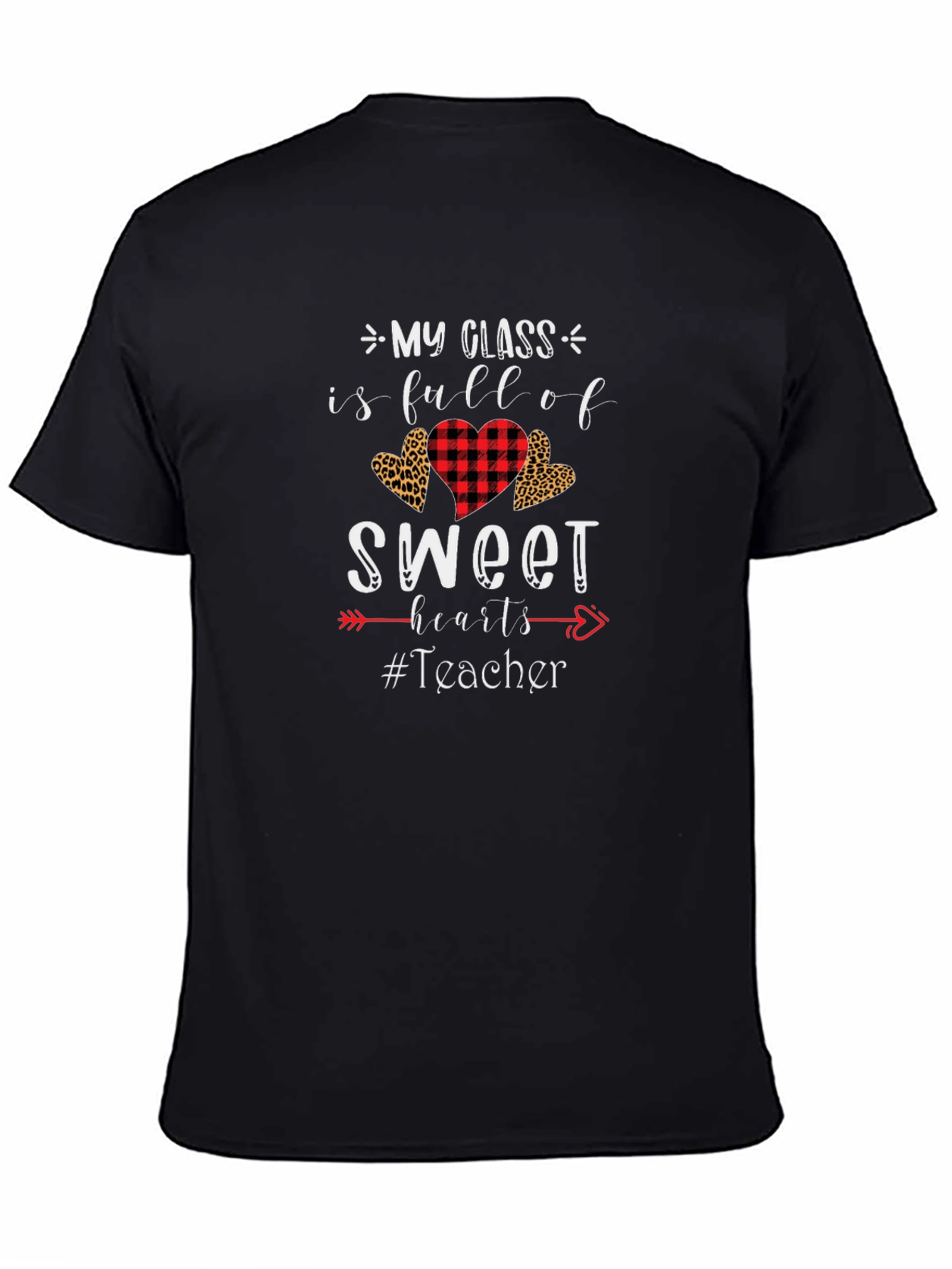 Teacher Valentines Day T-Shirt - My Class is Full of Sweet Hearts