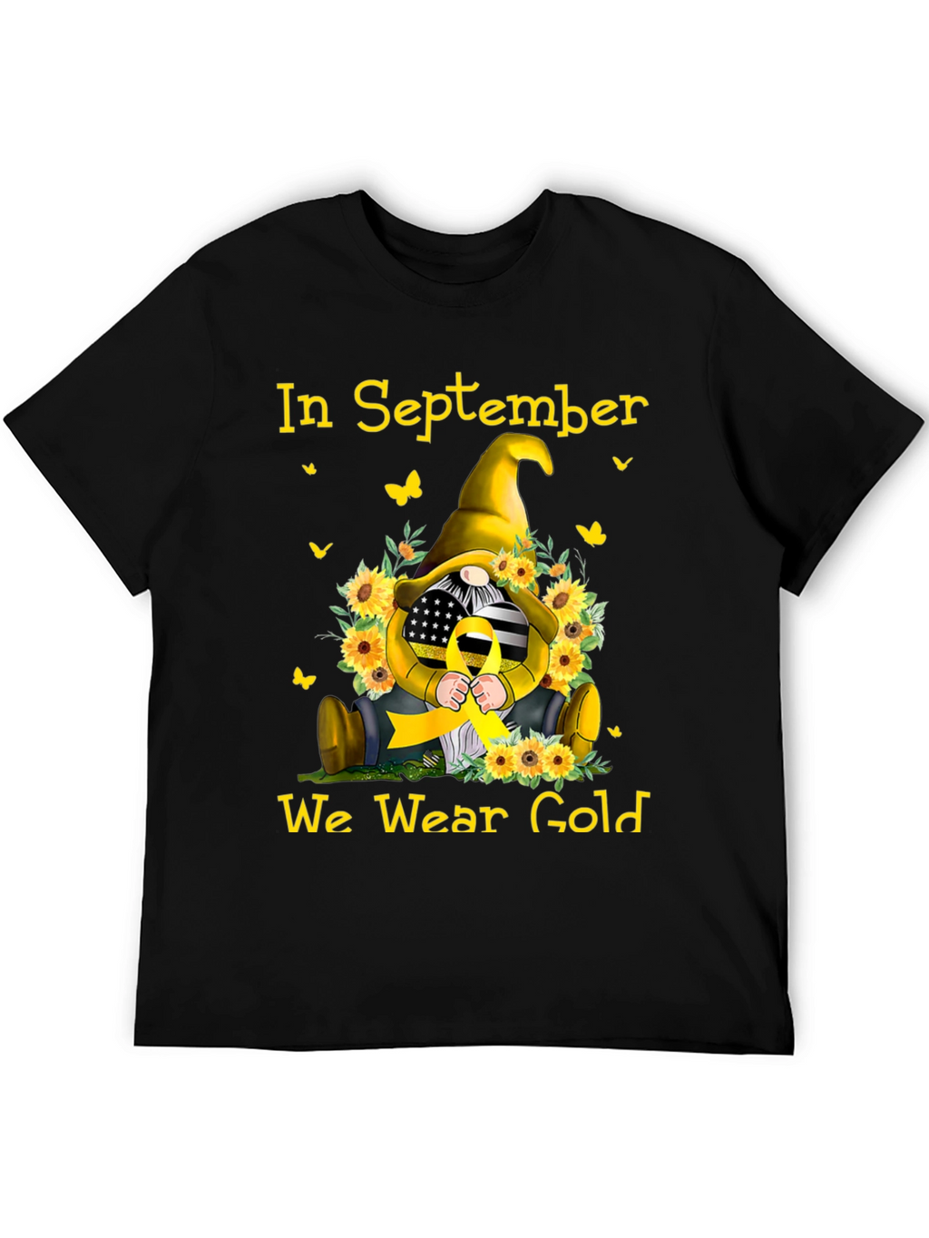 In September We Wear Gold Gnome T-Shirt
