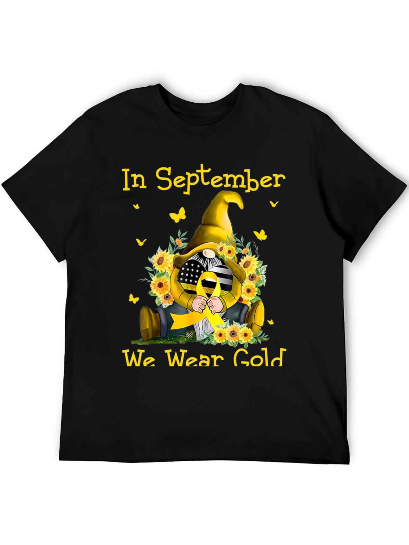 In September We Wear Gold Gnome T-Shirt