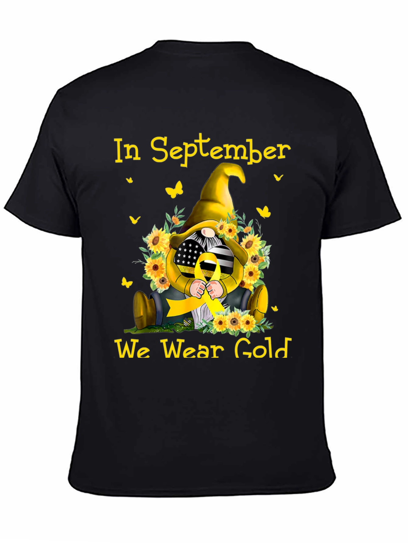 In September We Wear Gold Gnome T-Shirt