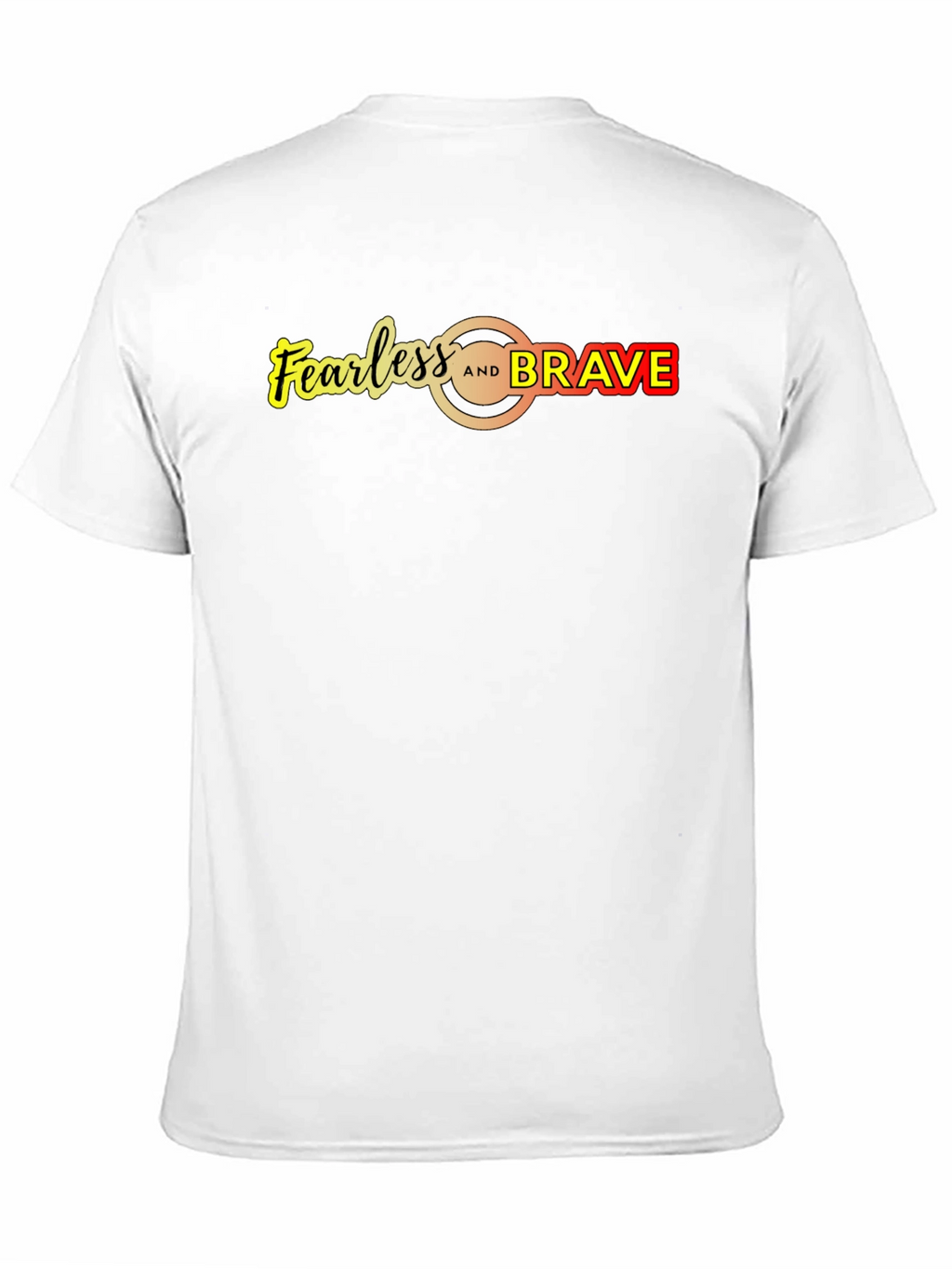 Fearless and Brave Graphic Tee - Mens Black T-Shirt